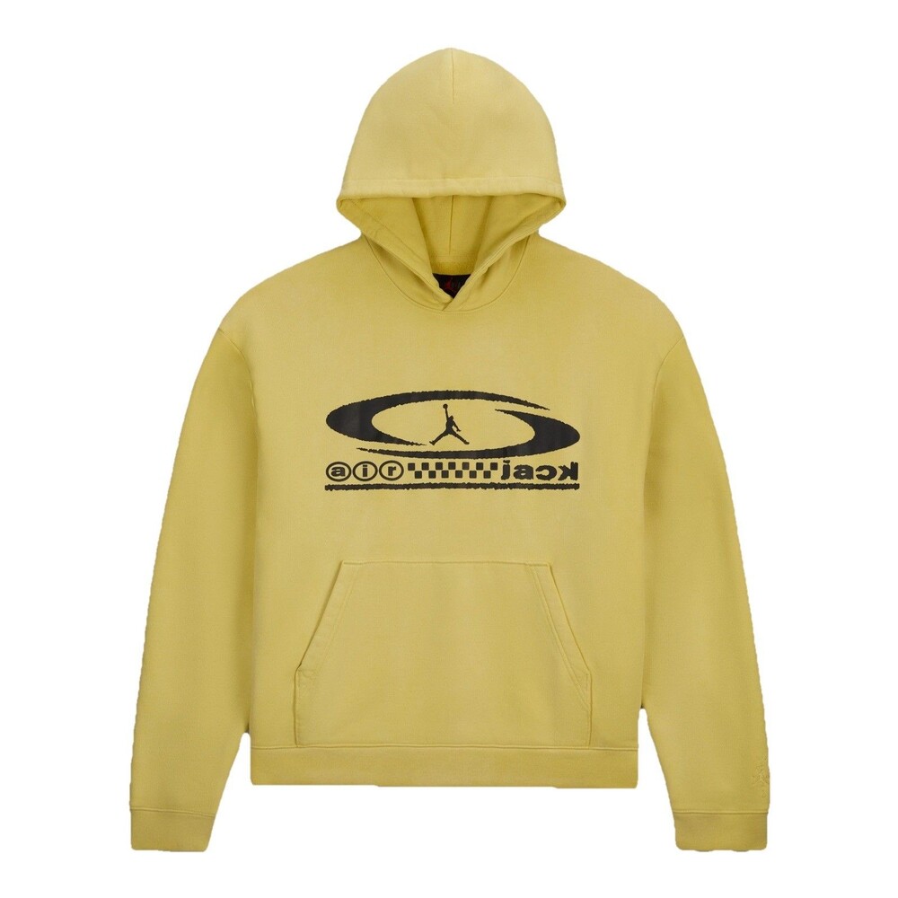 Jordan x Travis Scott Pullover Hoodie Celery FQ7821-308 Size L Cactus Jack $175